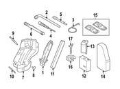 Audi VW Spare Tire Stud - Genuine VW Audi N10711301