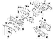 Audi VW Cowl Panel Bolt - Genuine VW Audi N90833102