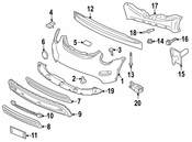 VW Stone Deflector - Genuine VW 1C0805057