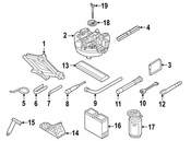 Audi VW Spare Tire Stud - Genuine VW Audi N10749601