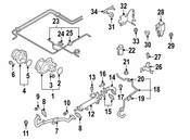 Audi VW EGR Tube Clamp - Genuine VW Audi N91171101