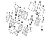 Audi VW Seat Armrest Bolt - Genuine VW Audi N91059501