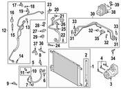 Audi VW A/C Refrigerant Line Screw - Genuine VW Audi N10657001