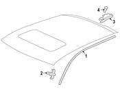 Audi VW Roof Drip Molding Clip - Genuine VW Audi 7L0853585A