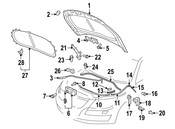 VW Hood Contact Switch - Genuine VW 5N0953236