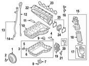Audi Engine Oil Filter Housing - Genuine Audi 07K115397G
