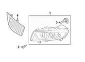 VW Fog Light - Genuine VW 561941699A