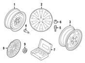 VW Wheel Cover - Genuine VW 561601147A8Z8