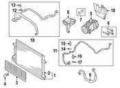 VW A/C Refrigerant Liquid Hose - Genuine VW 5C0816741K