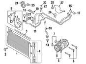 Audi VW A/C Condenser Mount Bolt - Genuine VW Audi N10347404