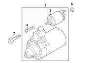 Audi VW Starter Bolt - Genuine VW Audi N91129101