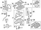Audi VW Engine Oil Pan Bolt - Genuine VW Audi N10839701