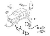 VW Parking Aid System Wiring Harness - Genuine VW 7L6971095F