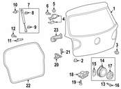 VW Liftgate Hinge Bolt - Genuine VW N90732203