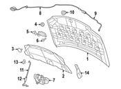 VW Hood Latch Bolt - Genuine VW WHT004333