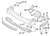 Audi VW Bumper Impact Absorber Washer - Genuine VW Audi N90033308
