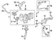 Audi VW Turbocharger O-Ring/ Diverter Valve Gasket - Genuine VW Audi 06E145117A