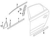 VW Door Molding - Genuine VW 561853753C041