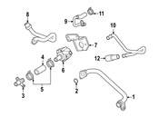 Audi VW Engine Coolant Pipe Clamp - Genuine VW Audi 7L6422379