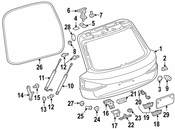 Audi VW Liftgate Lift Support Bolt - Genuine VW Audi WHT007030