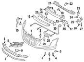 Audi VW Bumper Cover Reinforcement Beam Nut - Genuine VW Audi N10609206
