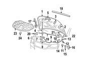 VW Hood Insulation Pad - Genuine VW 3C0863831B