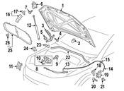 VW Hood Insulation Pad - Genuine VW 561863831C