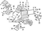 Audi VW HVAC Defrost Mode Door Actuator - Genuine VW Audi 7L0907511AB