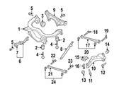 VW Trailing Arm - Genuine VW 1J0505223M