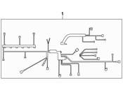 BMW Wrng.HarnessMotorSensorsystemModule 2 - Genuine BMW 12517620557