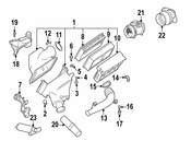 BMW Intake Silencer - Genuine BMW 13711716218