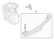 BMW Automatic Transmission Oil Cooler Tube - Genuine BMW 17228511456