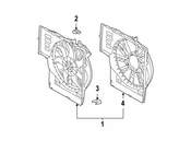 BMW Engine Cooling Fan Assembly - Genuine BMW 17427521767