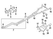 BMW Catalytic Converter - Genuine BMW 18327645242