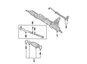 BMW Remanufactured Steering Rack - Genuine BMW 32131097315