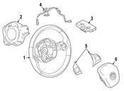BMW Steering Wheel Leather (Lodge) - Genuine BMW 32306870782