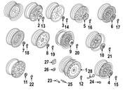 BMW Wheel Cover (15") - Genuine BMW 36136768639