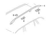 BMW Roof Railing Right (Black) - Genuine BMW 51137158530