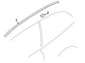 BMW Roofledge Left - Genuine BMW 51138399291