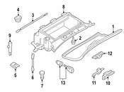 BMW Cover Glove Box Lower (Beige) - Genuine BMW 51168216704