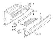 BMW Glove Box Lid (Mokka) - Genuine BMW 51169287305