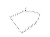 BMW Side Window Rear Left - Genuine BMW 51377259713