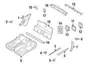 BMW Lateral Trim Panel Front Right - Genuine BMW 51439128452