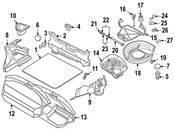 BMW Trunk Mat - Genuine BMW 51478397560