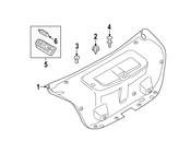 BMW Trim Panel Trunk Lid - Genuine BMW 51497204373