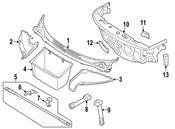 BMW Cover Windscreen Panel - Genuine BMW 51717302234