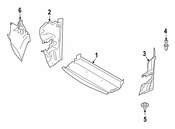 BMW Air Duct Bottom - Genuine BMW 51747213472