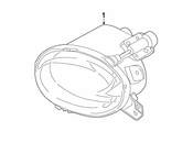 BMW Headlight Bumper Left - Genuine BMW 63117295687