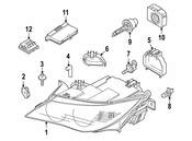 BMW Headlight - Genuine BMW 63127165980