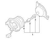 BMW Reversing Lamp Right - Genuine BMW 63248385938